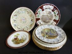 Two boxed Wedgwood Jasperware plates,