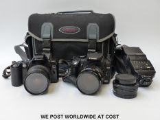 Canon EOS 350D digital camera with 35-105mm lens,