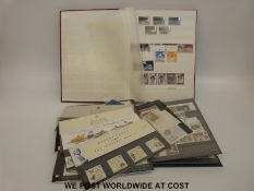 Two stockbooks of modern GB stamps and sundry other stamps and presentation packs