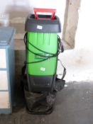 Florabest FMH2400 A1 mulcher together with a leaf collector.