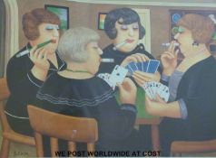 Beryl Cook signed print 