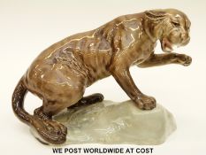 Beswick puma on rock,