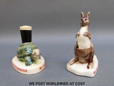 Two Carltonware Guinness figures,