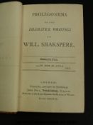 'Prolegomena to the Dramatick Writings of William Shakespeare' (John Bell, London,