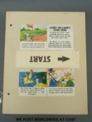 Hulton Press archive storyboard 'Larry the Lamb's Good Deed' from T.V.