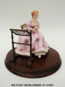Royal Doulton limited edition 458/750 figurine from the Gentle Arts Series 'Tapestry Weaving'
