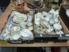 A quantity of decorative tea ware including Paragon and Royal Albert Orion