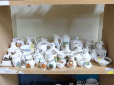A collection of mostly Goss crested china to include local interest Gloucester,