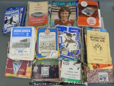 A large collection of football programmes 1960's onwards to include Cheltenham Town, Leamington,