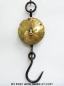 A Salter spring balance to weigh 200lb