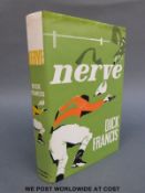 Dick Francis, Nerve (London, Michael Joseph, 1964) green boards, gilt lettering to spine.