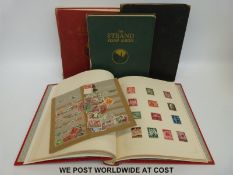 An album of German and Egyptian stamps and three other albums including a well filled all world