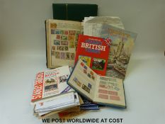 A stockbook of GB stamps including Victorian issues,
