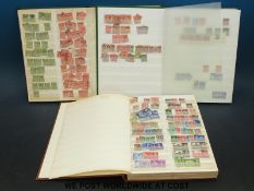 Three stockbooks of GB stamps Victoria - QEII
