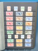 A stockbook of omnibus Commonwealth issues comprising 1937 Coronation, 1946 Victory,