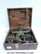 A cased Troughton & Simms,