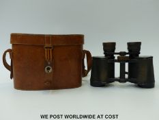 A cased pair of Carl Zeiss Jena Silvarem 6 x 30 binoculars