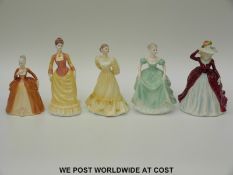 Four Coalport figurines Annabelle, Margaret,