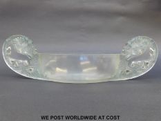 Lalique Saint Hubert frosted glass jardiniere no.