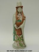 A large Chinese porcelain figure (50cm tall)
