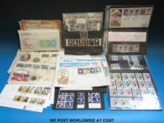 A box of royalty-related stamps,