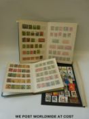 A quantity of mint and used stamps from China from coiling dragon issues to 1960's in two