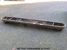 A cast iron pig trough (L122 x W17cm)