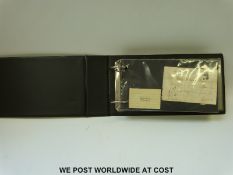 An early postal history folder from Queen Anne to late 19th Century