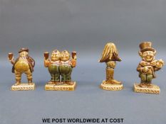 Four Wade Guinness figures,