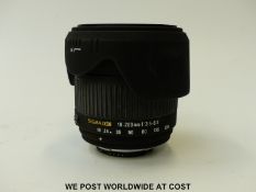 A Sigma DC 18-200mm 1:3.5-6.