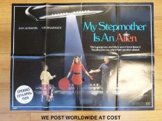 Four UK and Belgium cinema/movie posters My Stepmother is an Alien, Stir Crazy,
