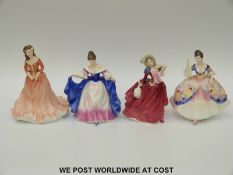 Royal Doulton figurines Danielle, Christine,