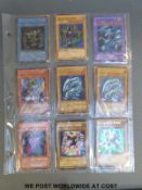 Over 150 Yu-Gi-Oh trading cards including many special editions,