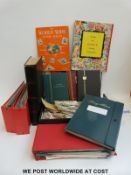 A box of sundry albums,