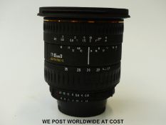 A Sigma Aspherical 17-35mm D lens