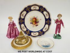Royal Worcester Parakeet Boy, Grandmothers Dress,
