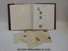 A Stanley Gibbons album of Victorian GB stamps and covers