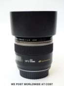 A Canon macro lens EF-S 60mm 1:2.
