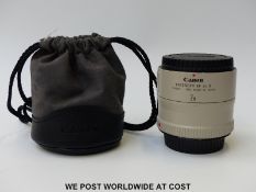 A Canon extender lens EF 2xII