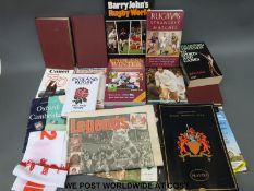 Rugby related ephemera including programmes for Gloucester, England v South Africa 1961,
