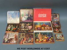 Three boxes placemats