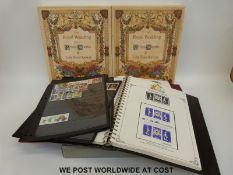 Two Stanley Gibbons royal wedding albums,