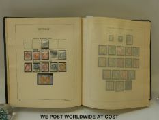 A good collection of Austria stamps in a Schaubek album 1850-1960 including many early issues.