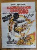 Thirty mainly French cinema/movie posters including Gambit, Tangos, Strada Blues, Blue Max,