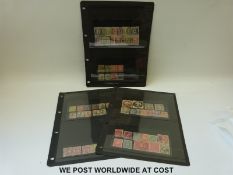 Early Asia collection of stamps on stockcards, includes used in China, early Korea, Japan,