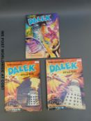 Three copies of Terry Nation's Dalek Annual,