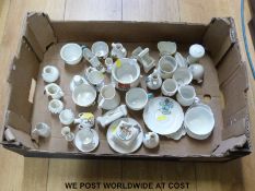 Forty pieces of mixed crested china to include W.H.