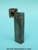 Dunhill Cartier licence hallmarked silver tallboy cigarette lighter, London 1939, 6.5cm tall.