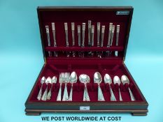 A canteen part filled with cutlery