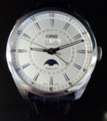 Oris Artix gentleman's wristwatch with centre date hand, day and month apertures,